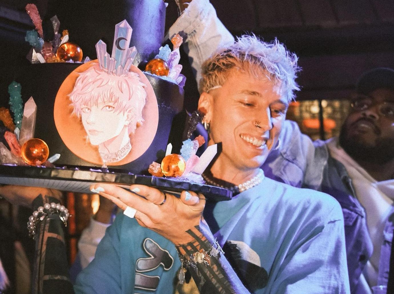 Machine Gun Kelly Celebrates 34th Birthday With Ex-Fiancee Megan Fox