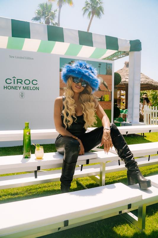 lady london celebrate limited edition ciroc honey melon at soho desert house in palm springsloamis media