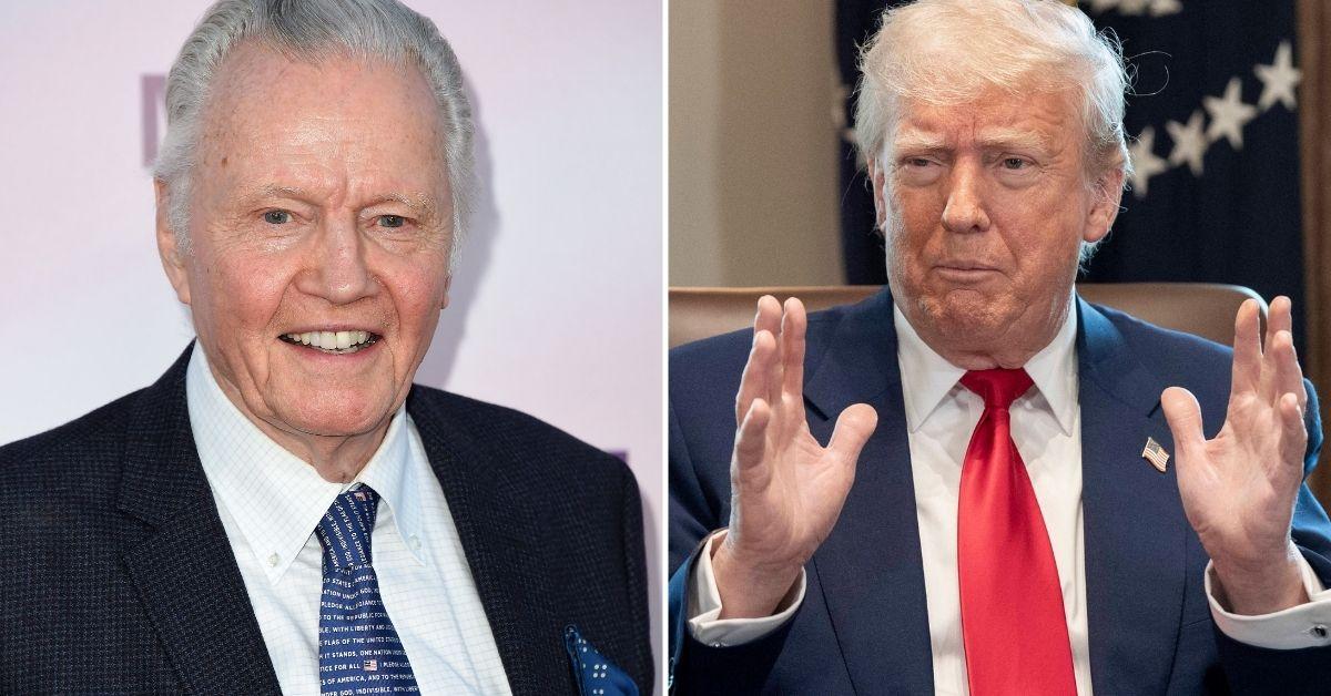 photo of Jon Voight and Donald Trump