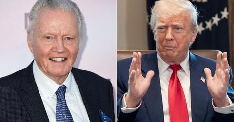 photo of Jon Voight and Donald Trump