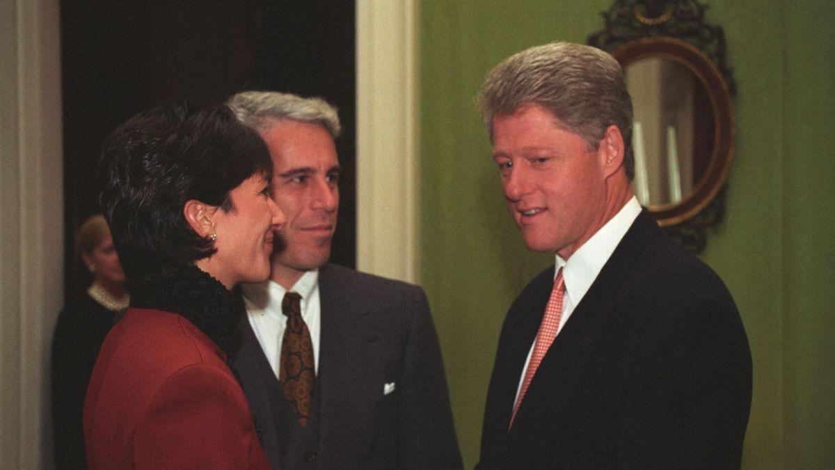 Image of Hillary and Bill Clinton have repeatedly denied knowledge of Jeffrey Epstein and Ghislaine Maxwell's crimes.