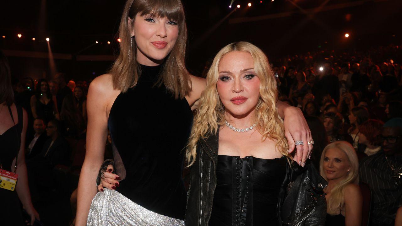Photo of Taylor Swift and Madonna had a sweet interaction.