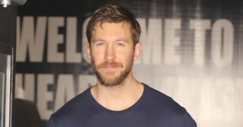 Calvin Harris shows off his growing beard after a workout session