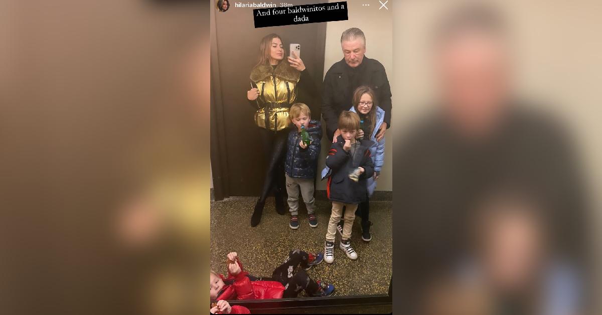 hilaria baldwin posts family snap ahead alec baldwin highly anticipated interview