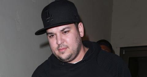 Reclusive Rob Kardashian surfaces for a family movie night