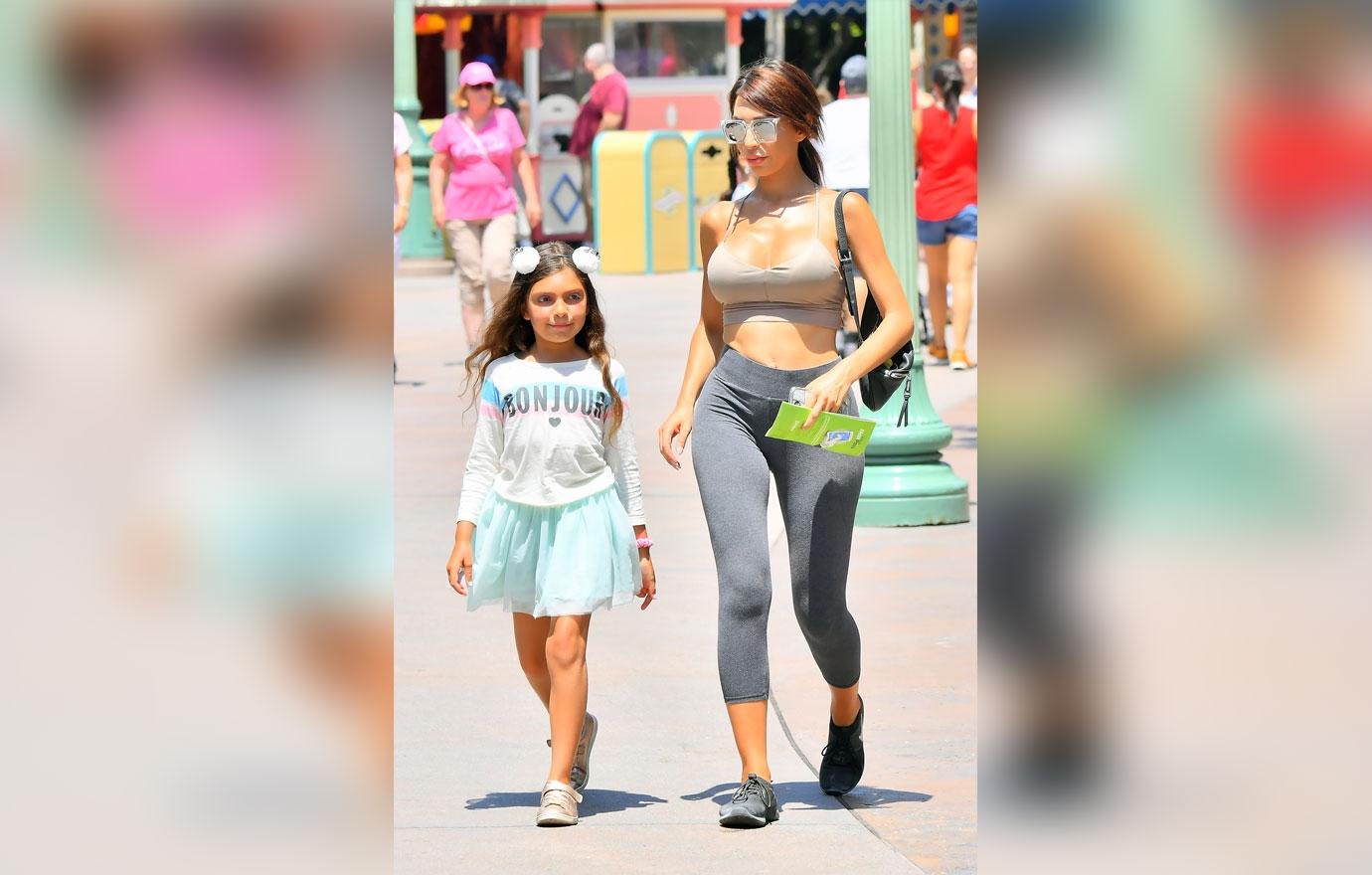 EXCLUSIVE: Farrah Abraham and her daughter Sophia enjoy a fun day at Disney&#8217;s California Adventure