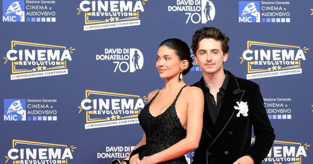 kylie jenner timothee chalamet red carpet debut