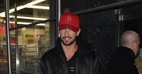 Justin Bieber is seen with wife Hailey Baldwin and his Pastor Carl Lentz at offices in Manhattan New York