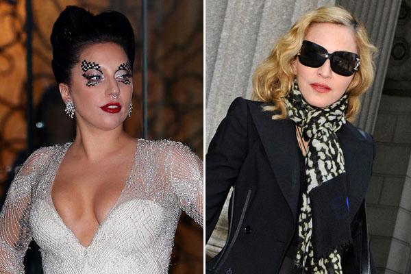 Lady gaga madonna feud