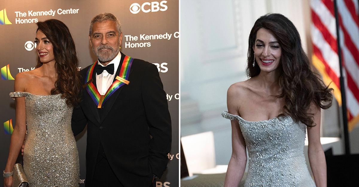 kennedy center honoree george clooney arrives on the red carpet pp