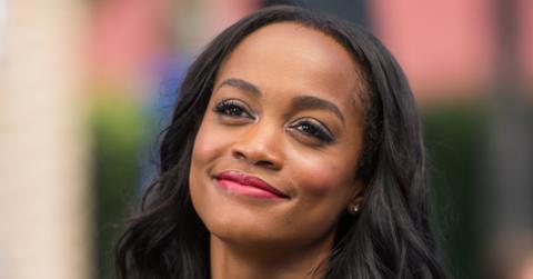 Rachel Lindsay And Jonathan Rhys Meyers Visit “Extra”