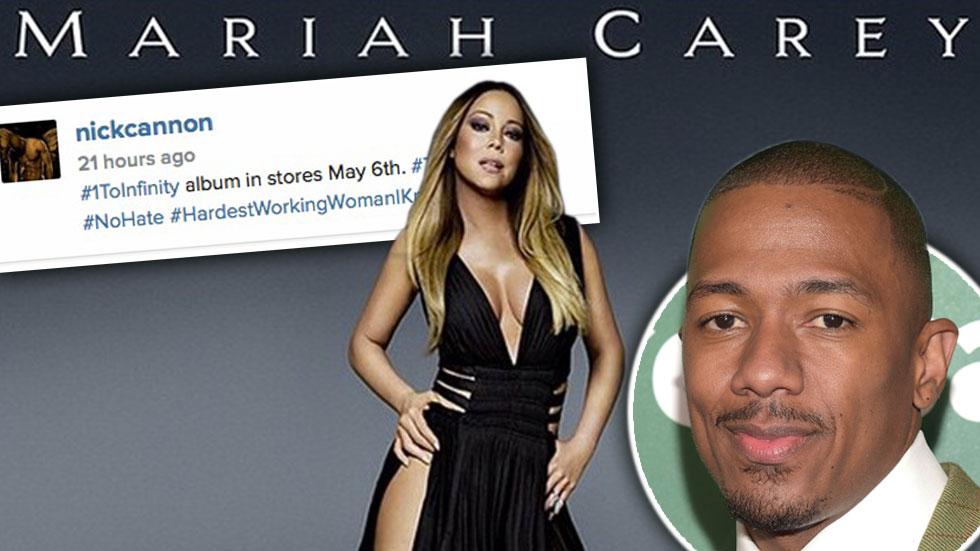 Nick cannon supports mariah carey infinity