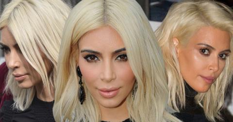 Kim kardashian blonde hair secrets