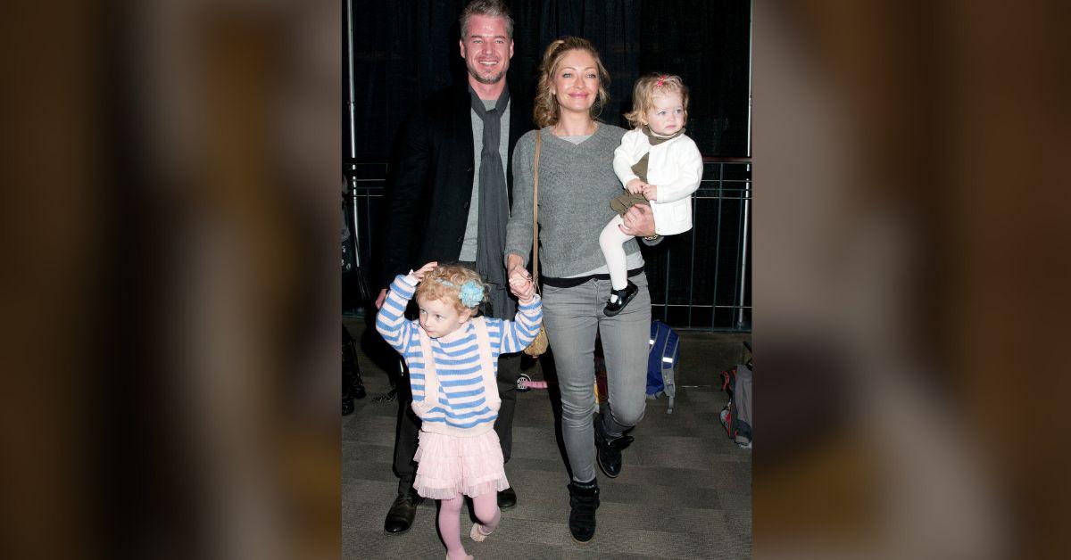 image of Eric Dane and Rebecca Gayheart share two daughters together.