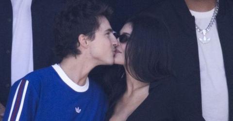 timothee chalamet kylie jenner world cup