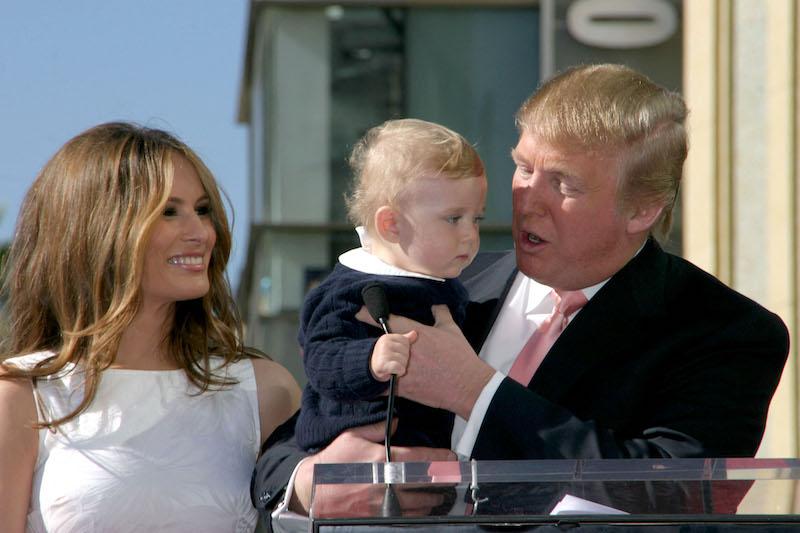 melania trump all smiles donald gala