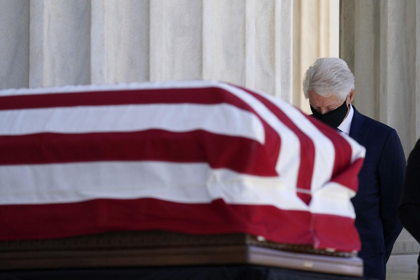 Justice Ruth Bader Ginsburg in Repose at the Supreme Court of the US