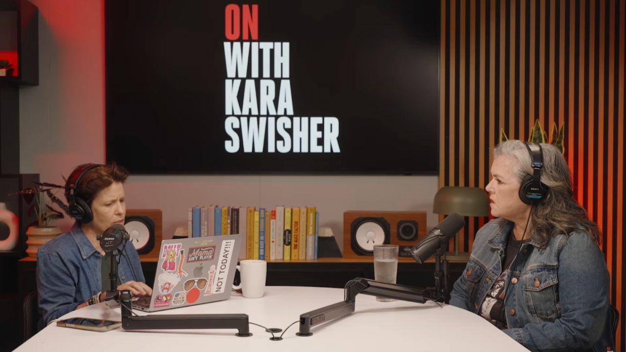 Image of The comedian performed part of the satirical song during her podcast appearance.