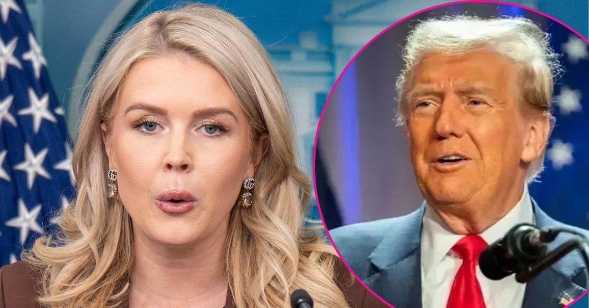 Photo of Karoline Leavitt and Donald Trump