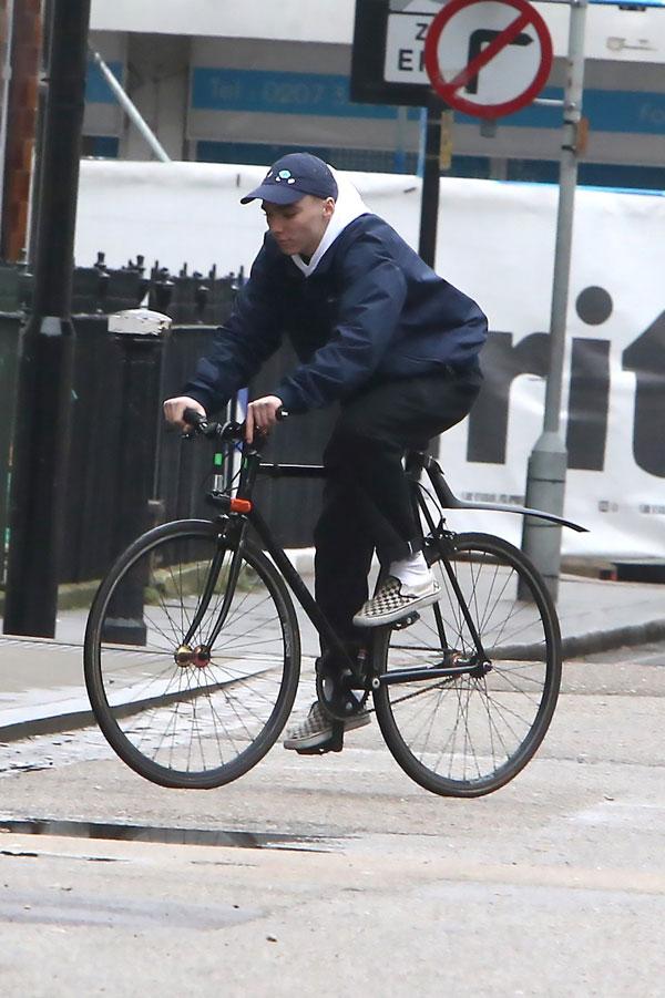 rocco richie riding his bike