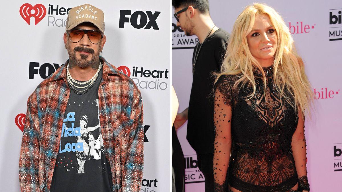 Photo of Backstreet Boys star AJ McLean and Britney Spears both rose to fame in the '90s.