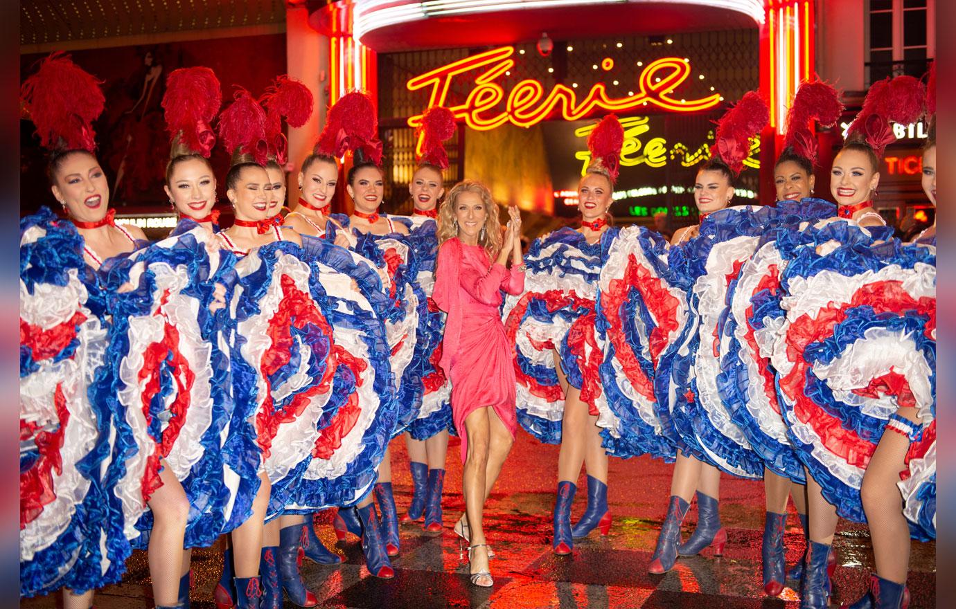 Celine Dion Visits The Moulin Rouge In Paris