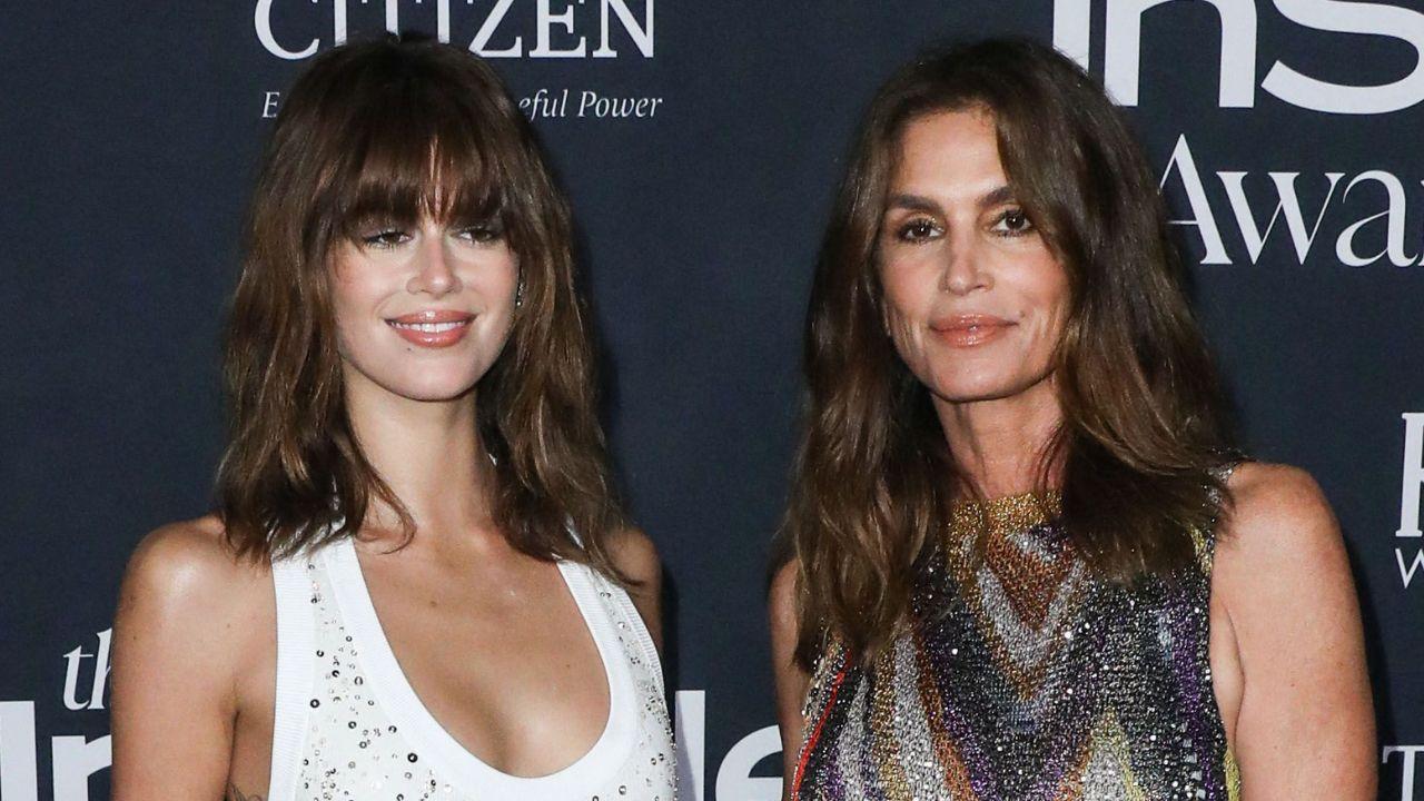 Photo of Kaia Gerber and Cindy Crawford