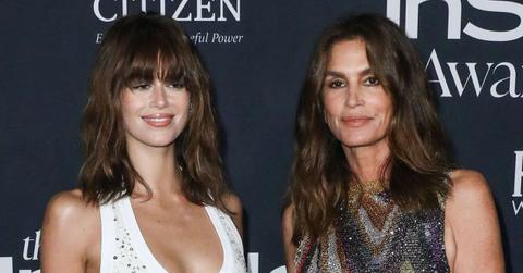 Photo of Kaia Gerber and Cindy Crawford