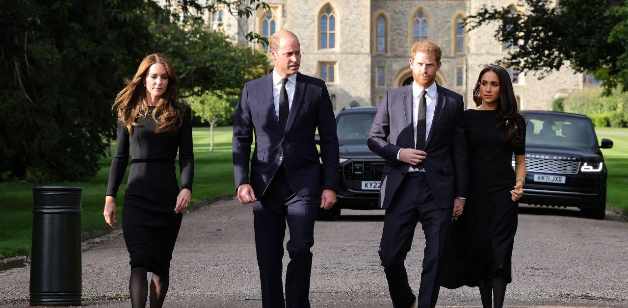 prince william insisted participating walkabout with prince harry meghan markle