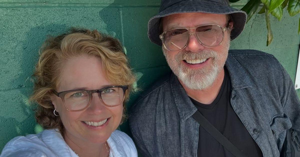 Photo of Rainn Wilson and Jenna Fischer
