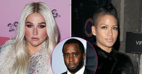 Photo of Kesha, Cassie Ventura and Sean 'Diddy' Combs