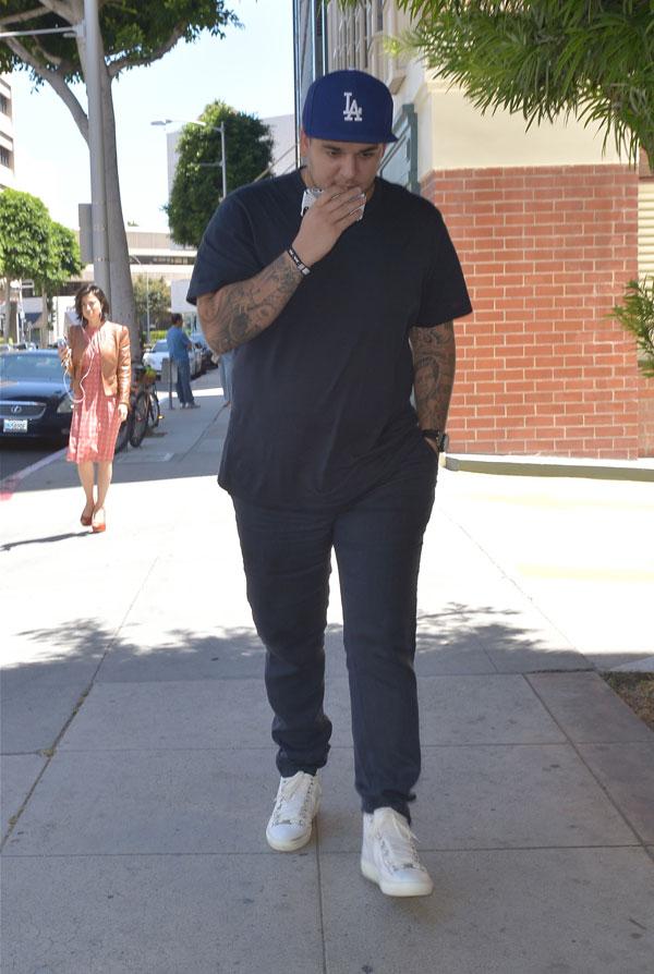 Rob kardashian weight gain loss diet workout