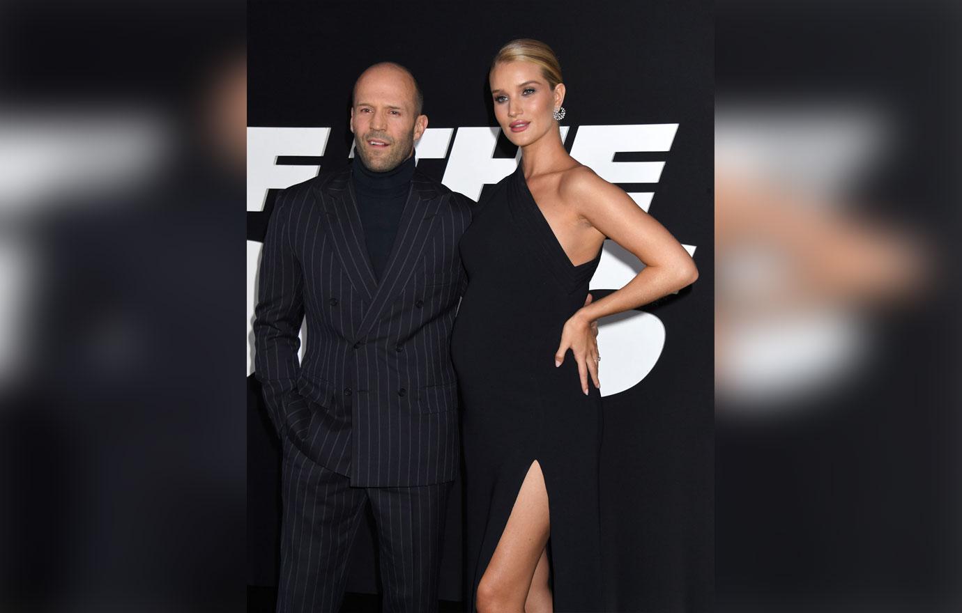 Rosie huntington whiteley jason statham son premiere 1