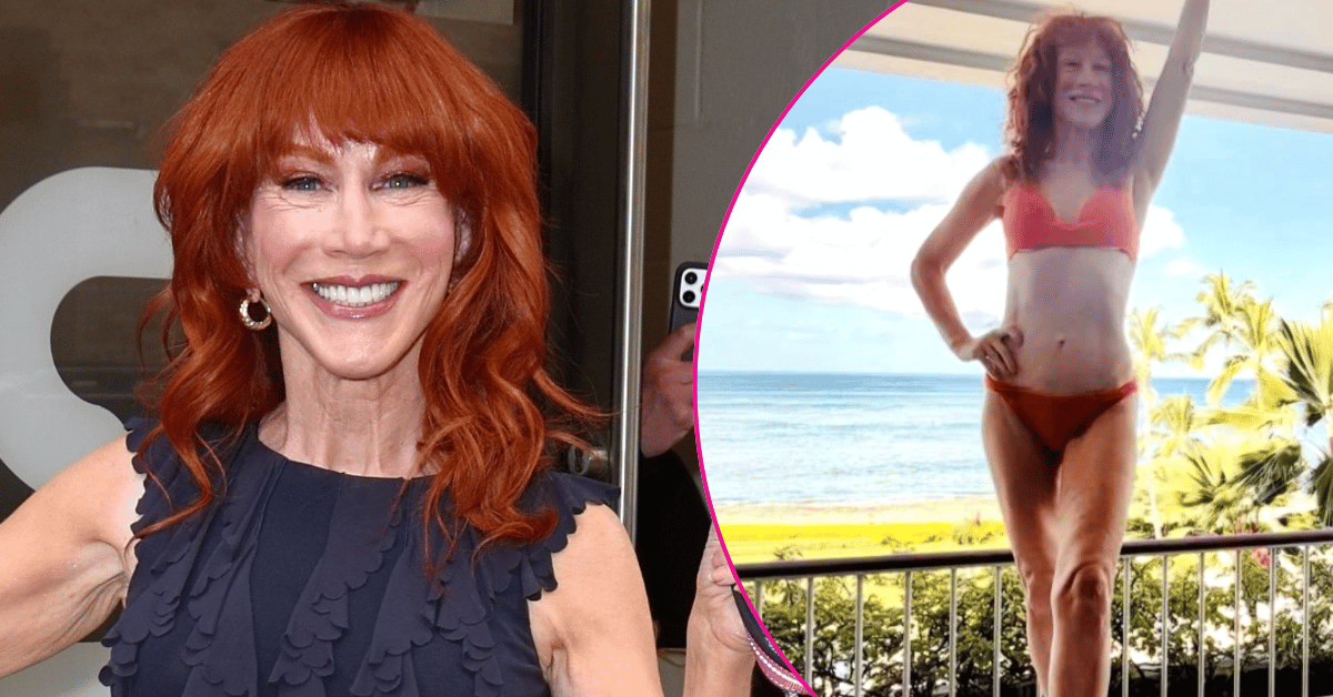 Kathy Griffin, 65, Flaunts Her Fit Figure in Orange Bikini…