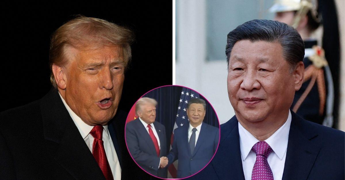 donald trump longest handshake ever