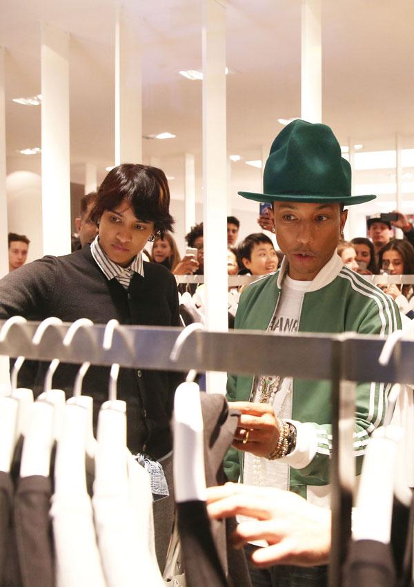 Pharrell shopping