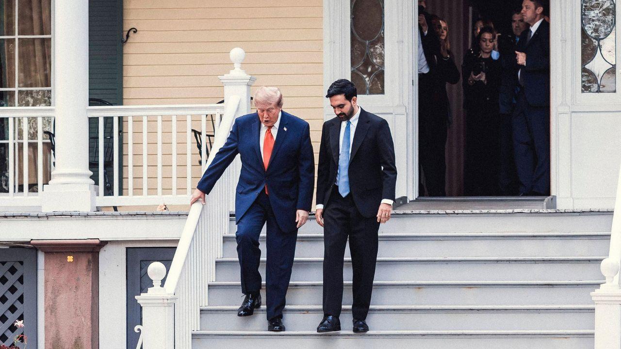 Image of Donald Trump appeared to recognize Zohran Mamdani’s public profile and political influence.