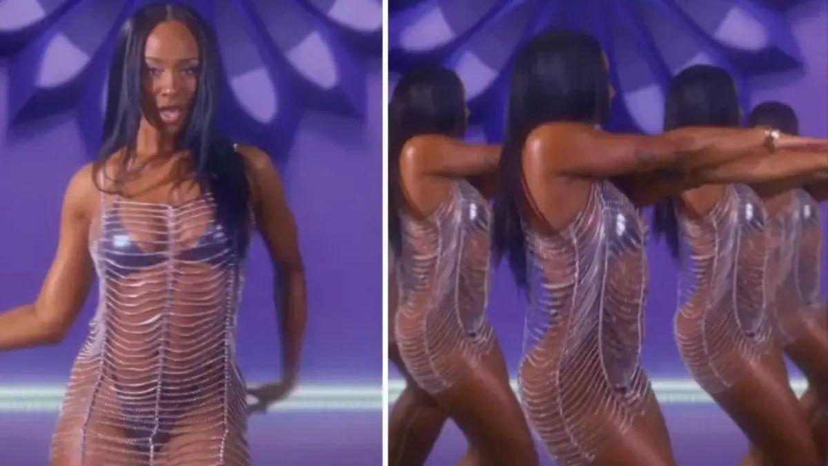 Photo of Kayla Nicole recreated Toni Braxton's 2000s music video 'He Wasn't Man Enough.'