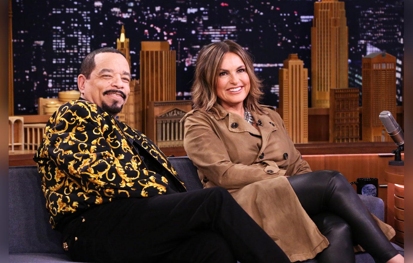 Ice T and Mariska Hargitay on The Tonight Show