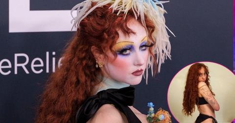 Two photos of Chappell Roan