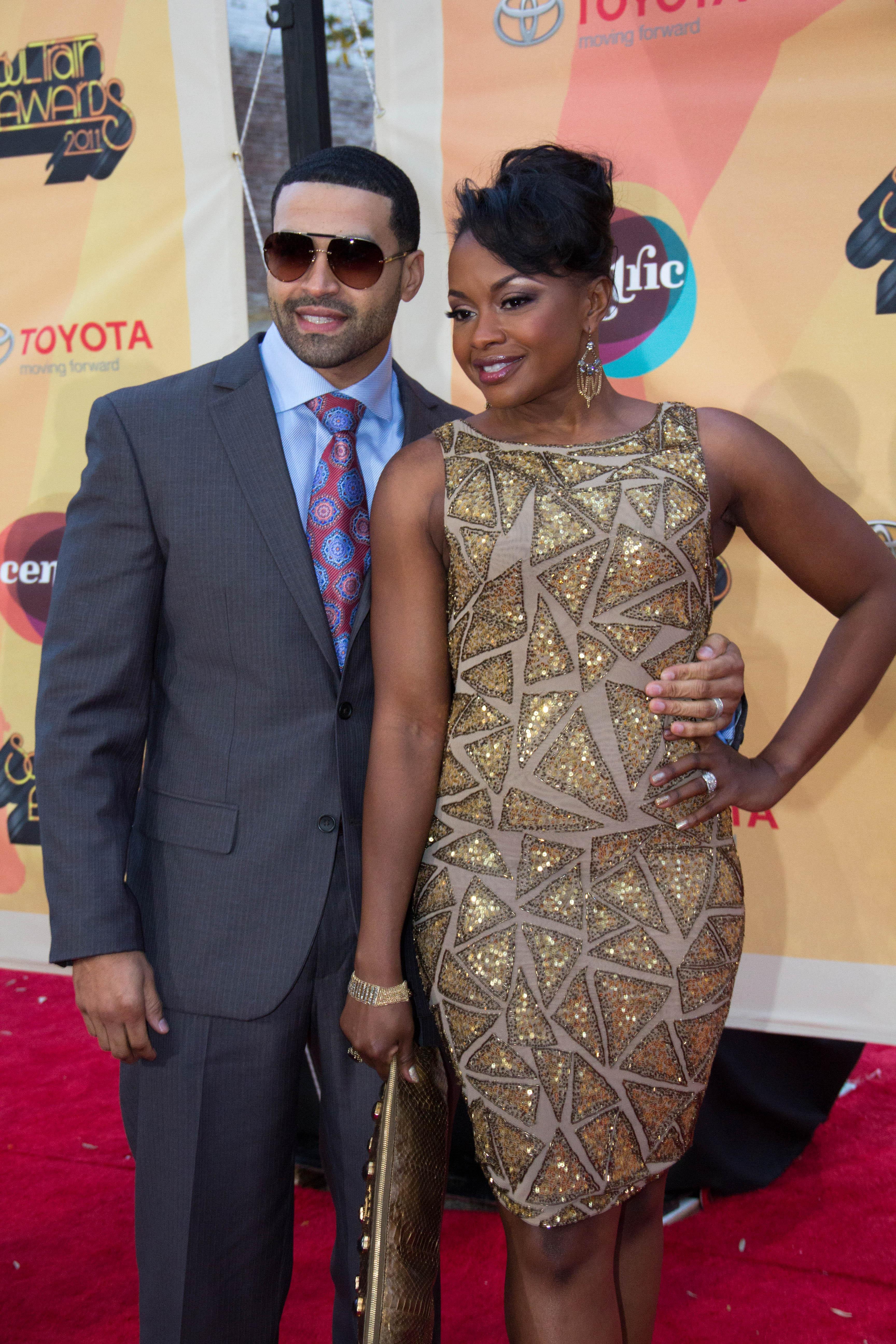 Apollo Nida and Phaedra Parks at the 2011 Soul Train Awards