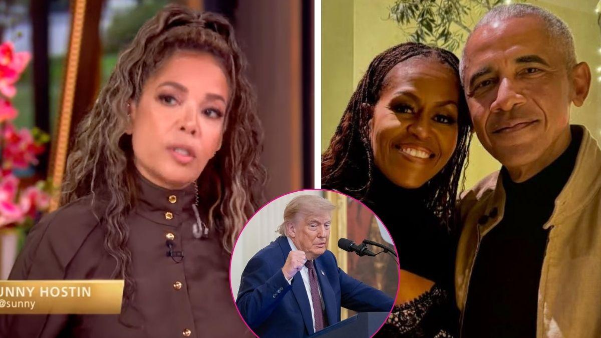  Photo of Sunny Hostin, Donald Trump and Barack and Michelle Obama