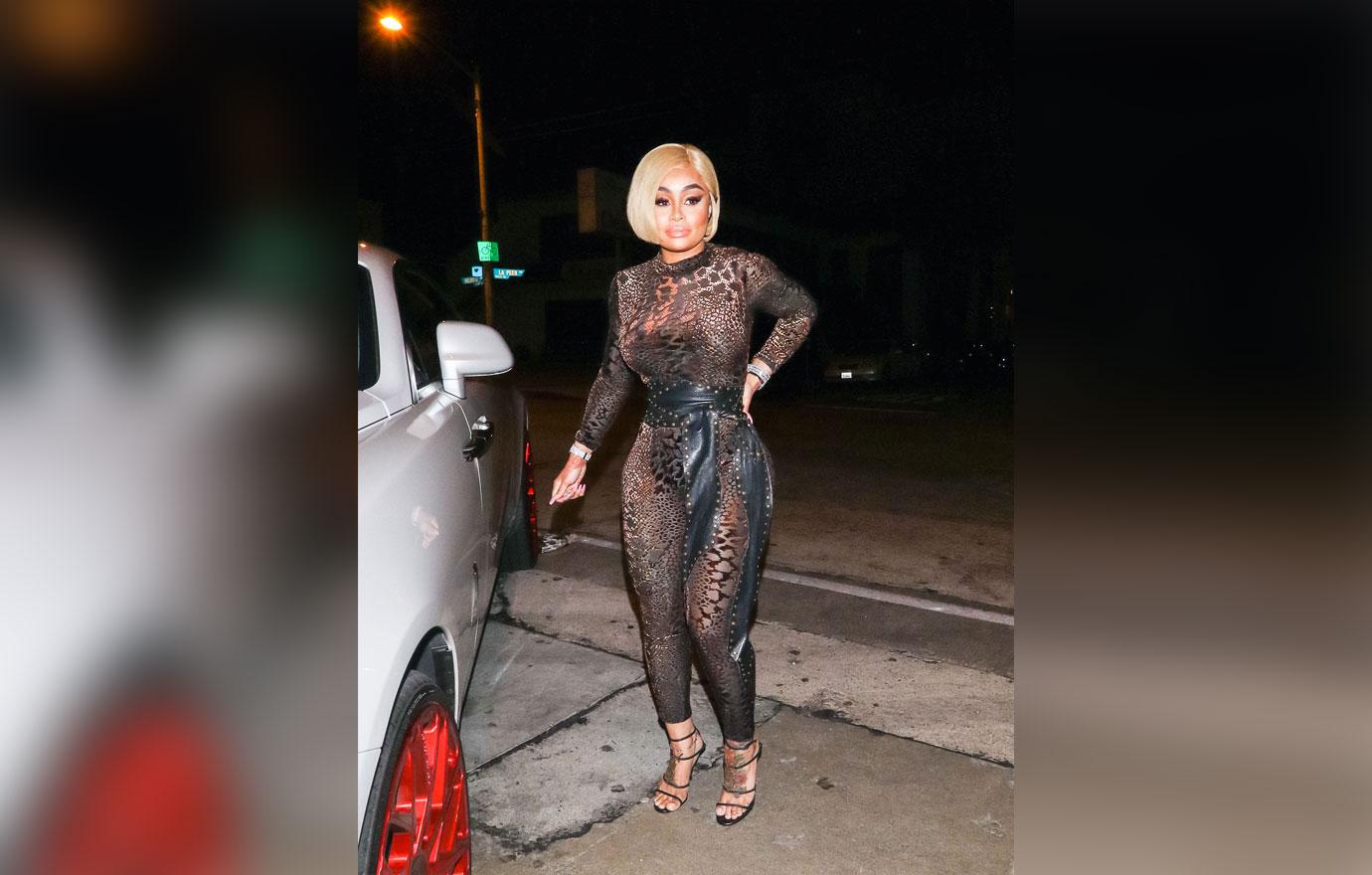 Blac chyna with blonde bob wig