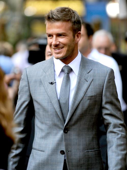 PHOTOS: David Beckham Suits Up for the Kids