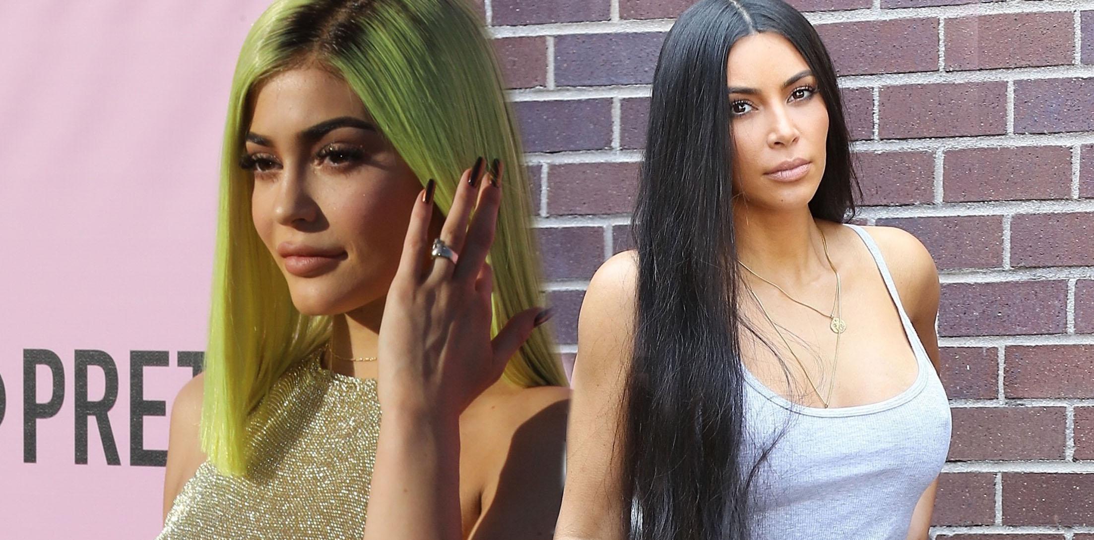 Kim kardashian kylie jenner feud