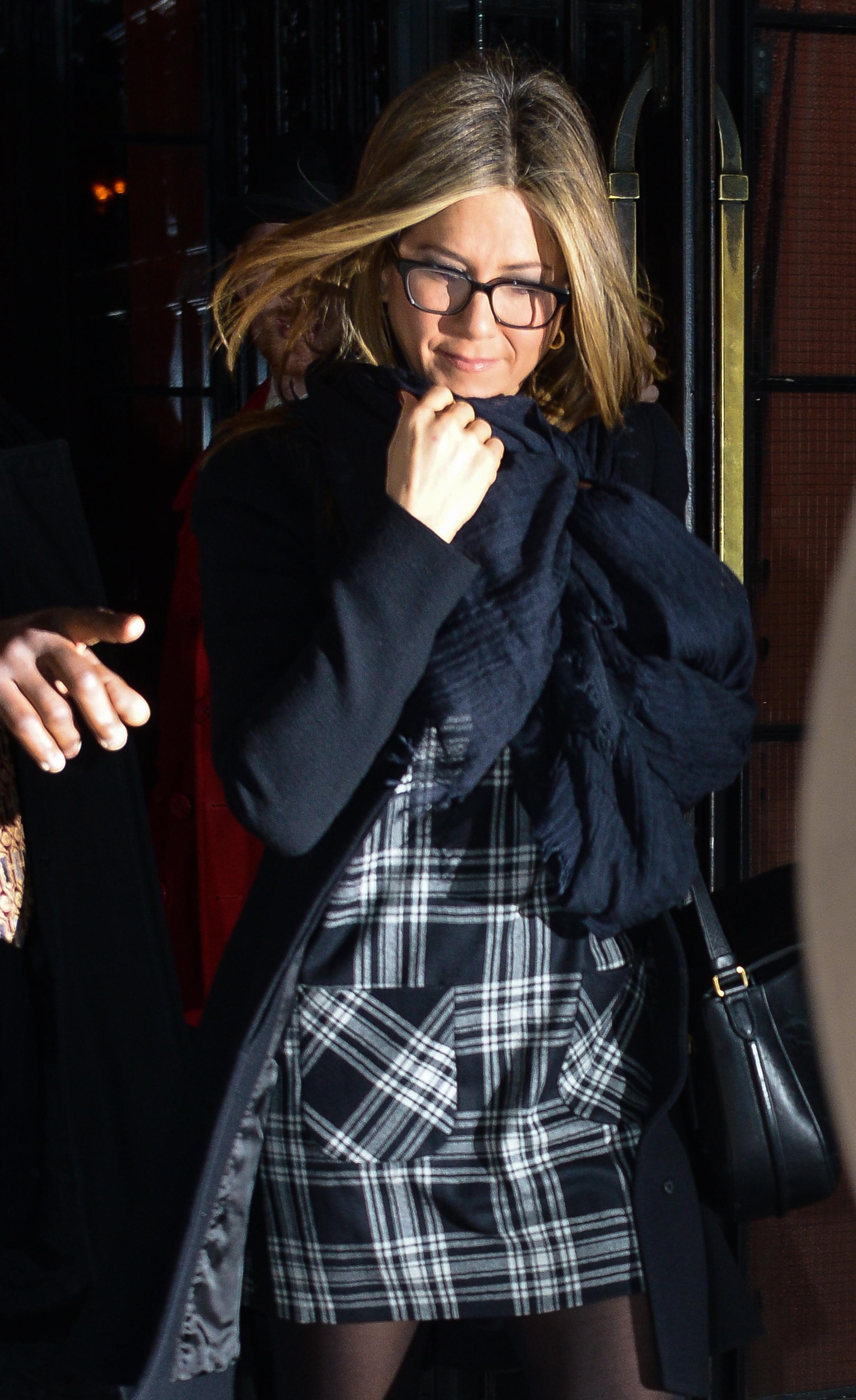 Jennifer Aniston in downtown NYC