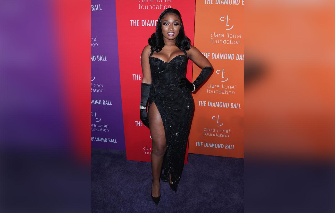 Megan The Stallion On Red Carpet Tristan Thompson