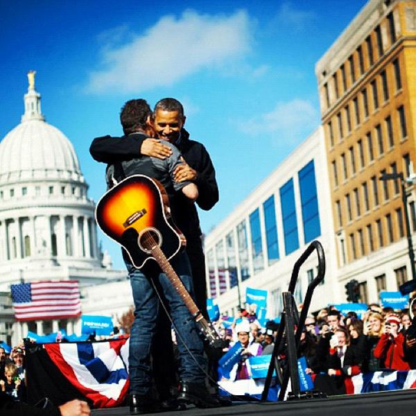 Barack obama bruce springsteen