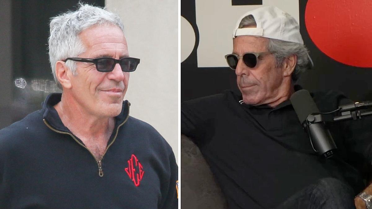 photo of Jeffrey Epstein and Palm Beach Pete. 