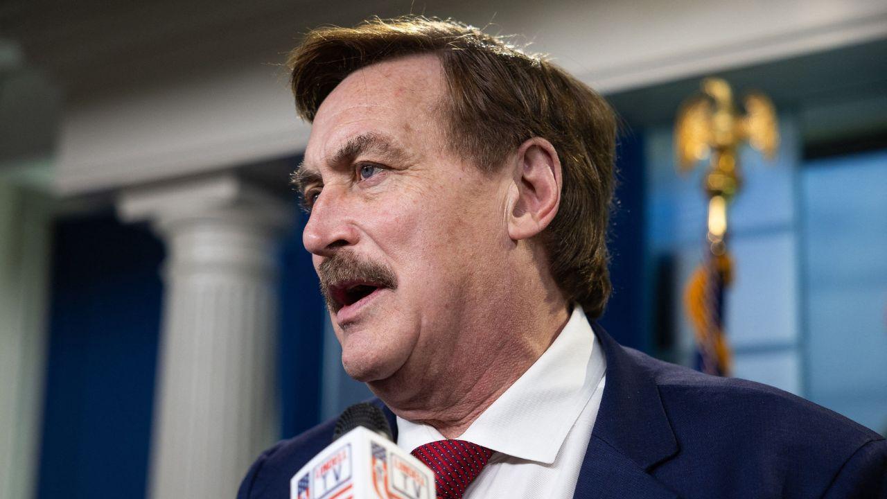 Photo of Mike Lindell was ordered to pay more than $50,000 to Smartmatic USA Corp. in September 2025.
